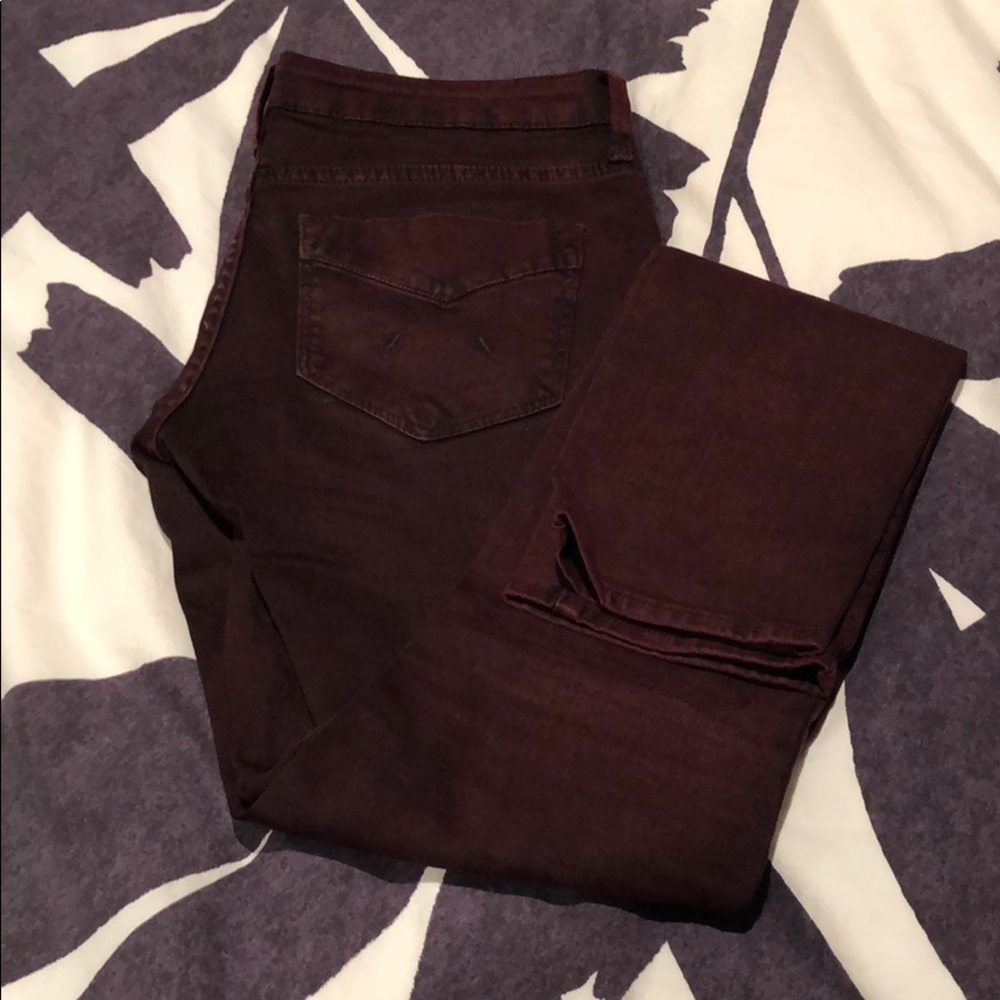 Burgundy Jeans
